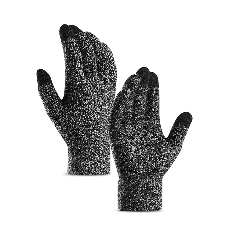 Knitted Warm Glovrs With Touch Screen For Winter