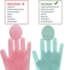 Medium Green Household Cleaning Gloves For Better Grip Washing