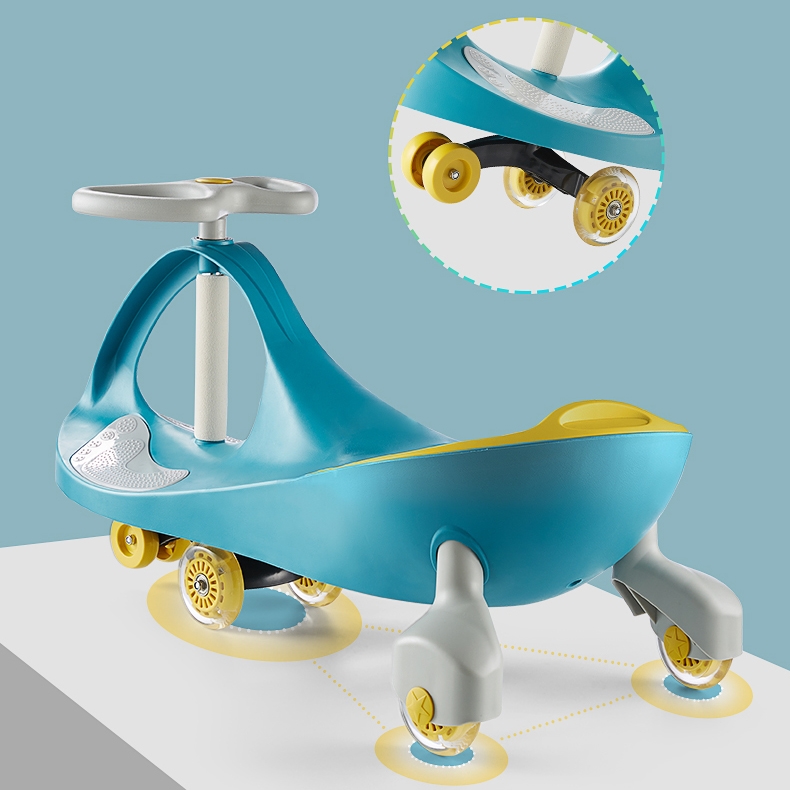 Kids Toy Wiggle Car Flashlight Baby Educational Swing Car