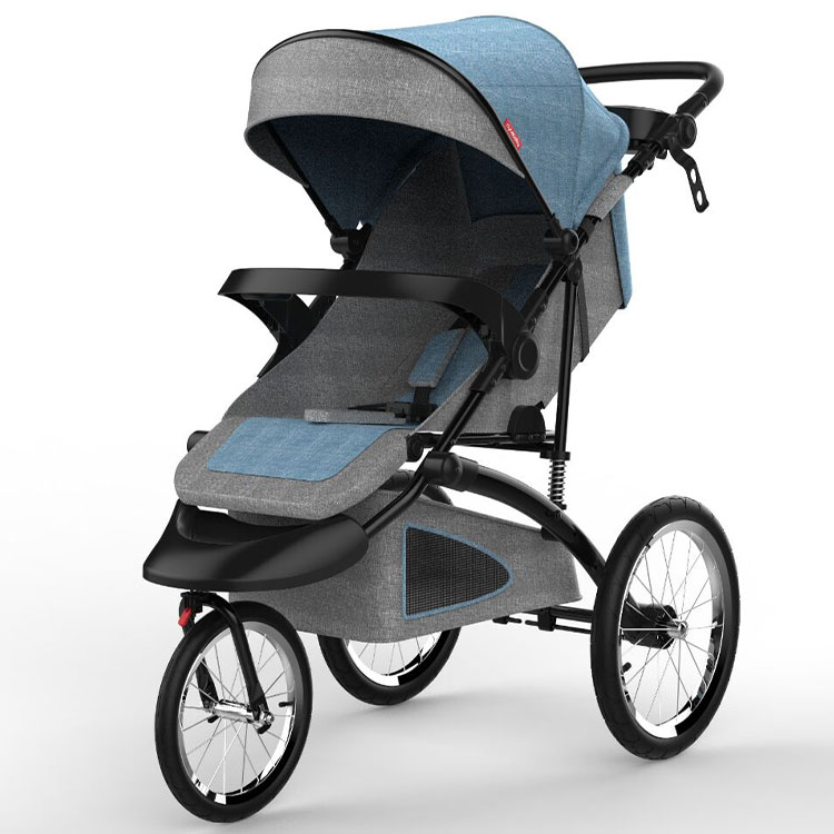 lightweight stroller with big wheels